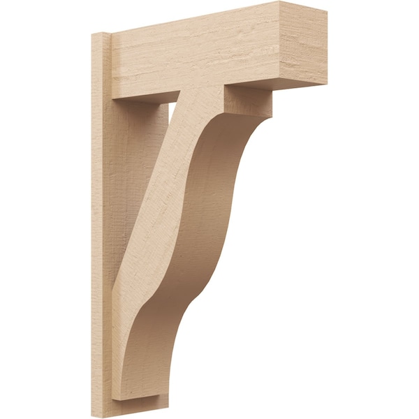 Ekena Millwork 7 1/2-in W x 20-in D x 32-in H Funston Block Rough Cedar Woodgrain TimberThane Outlooker, Primed Tan OUTUR075X20X32FST44RCPR - main